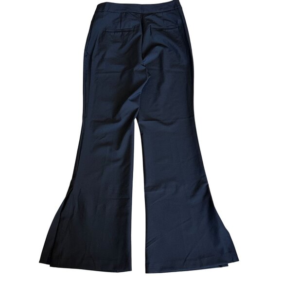 New York & Co High Rise Flare Pant Fit To Flatter Black Trousers Slacks NWT - Picture 6 of 7